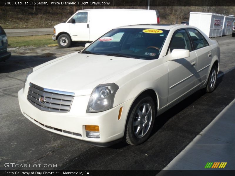 White Diamond / Light Gray/Ebony 2005 Cadillac CTS Sedan