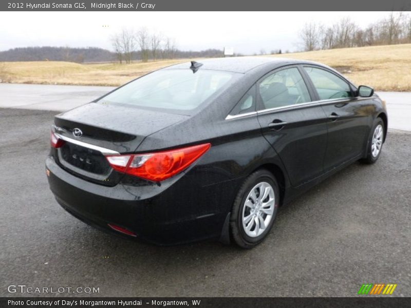 Midnight Black / Gray 2012 Hyundai Sonata GLS