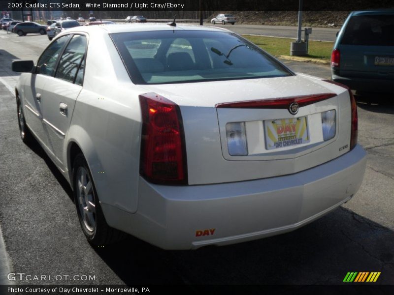 White Diamond / Light Gray/Ebony 2005 Cadillac CTS Sedan
