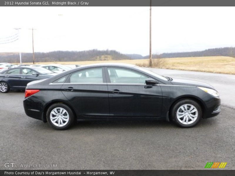 Midnight Black / Gray 2012 Hyundai Sonata GLS