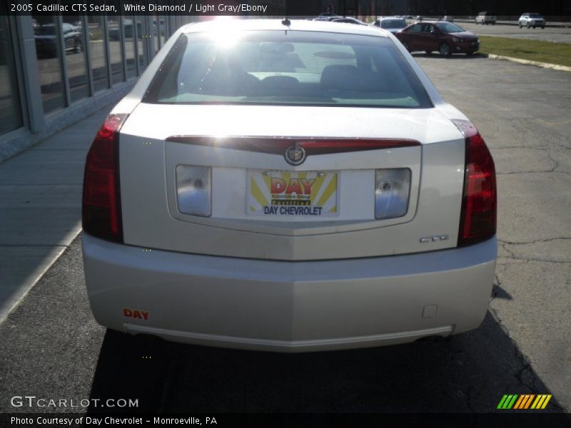 White Diamond / Light Gray/Ebony 2005 Cadillac CTS Sedan
