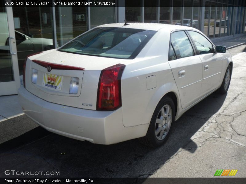 White Diamond / Light Gray/Ebony 2005 Cadillac CTS Sedan