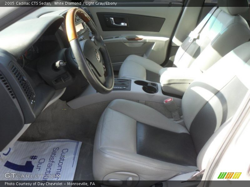 White Diamond / Light Gray/Ebony 2005 Cadillac CTS Sedan