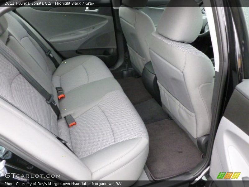 Midnight Black / Gray 2012 Hyundai Sonata GLS