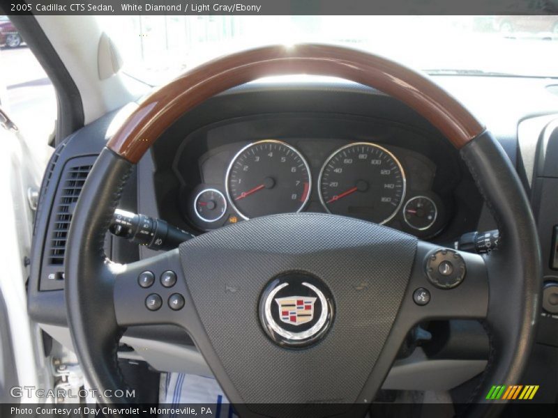 White Diamond / Light Gray/Ebony 2005 Cadillac CTS Sedan