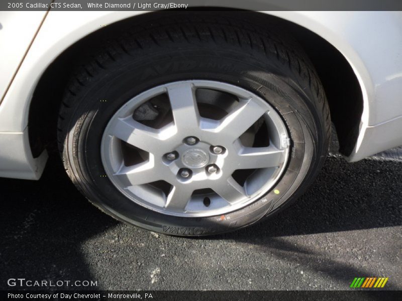 White Diamond / Light Gray/Ebony 2005 Cadillac CTS Sedan