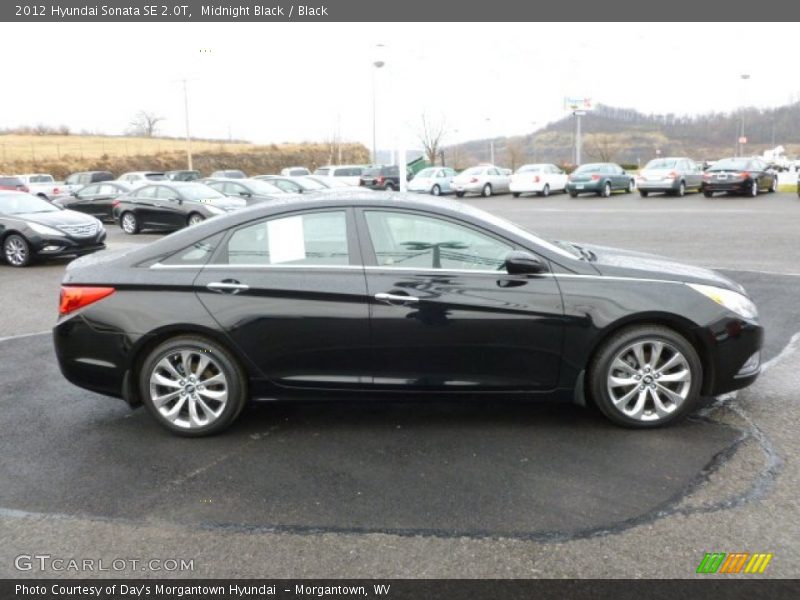 Midnight Black / Black 2012 Hyundai Sonata SE 2.0T