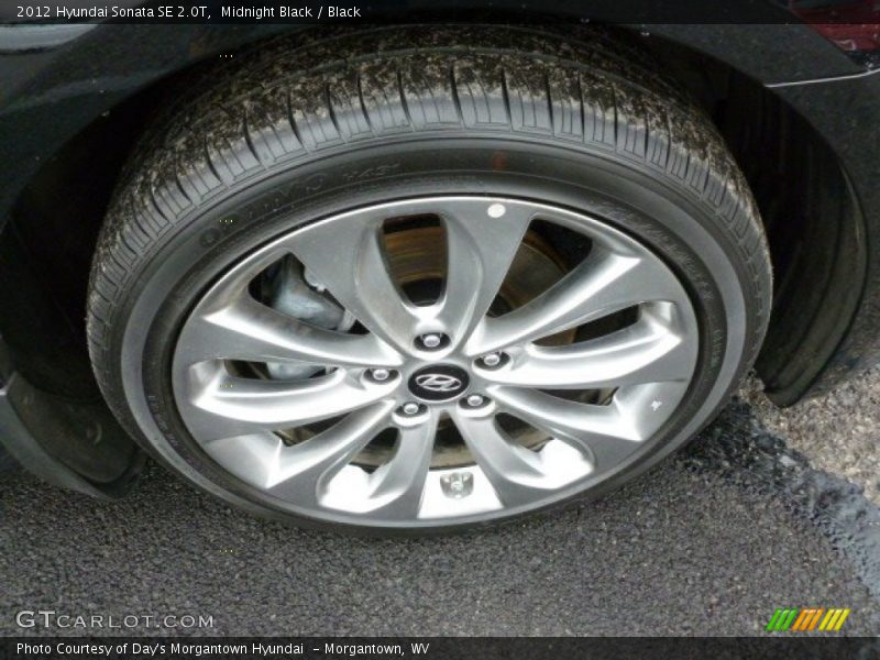 Midnight Black / Black 2012 Hyundai Sonata SE 2.0T