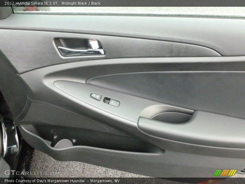 Midnight Black / Black 2012 Hyundai Sonata SE 2.0T