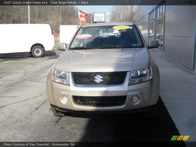 Clear Beige Metallic / Black 2007 Suzuki Grand Vitara 4x4