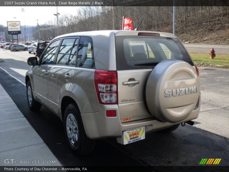 Clear Beige Metallic / Black 2007 Suzuki Grand Vitara 4x4