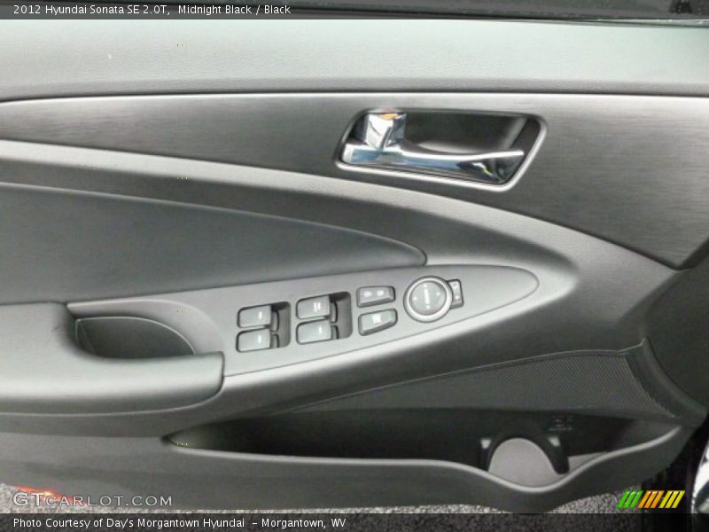 Midnight Black / Black 2012 Hyundai Sonata SE 2.0T