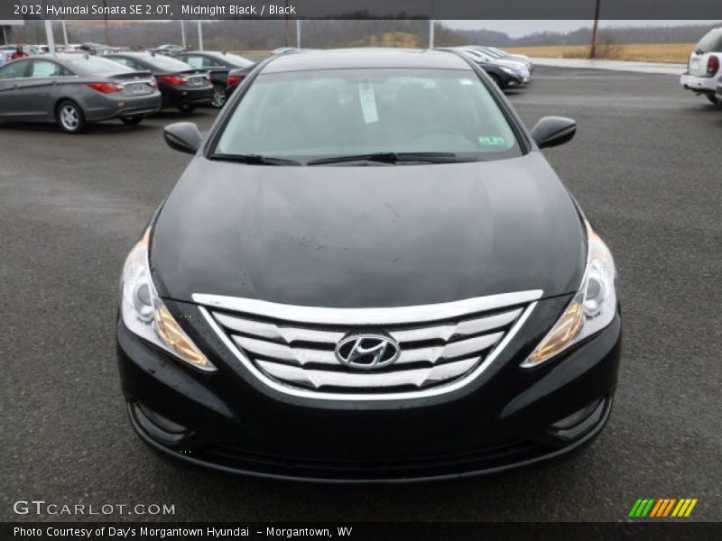 Midnight Black / Black 2012 Hyundai Sonata SE 2.0T