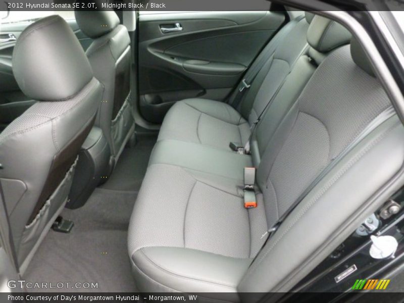 Midnight Black / Black 2012 Hyundai Sonata SE 2.0T