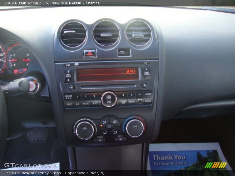 Navy Blue Metallic / Charcoal 2009 Nissan Altima 2.5 S