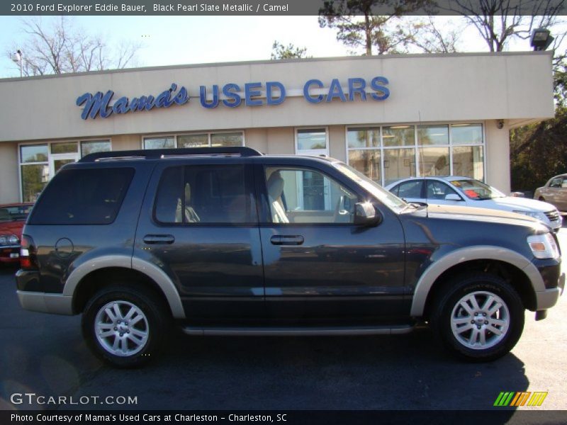 Black Pearl Slate Metallic / Camel 2010 Ford Explorer Eddie Bauer