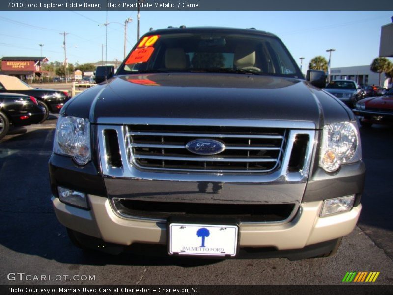 Black Pearl Slate Metallic / Camel 2010 Ford Explorer Eddie Bauer