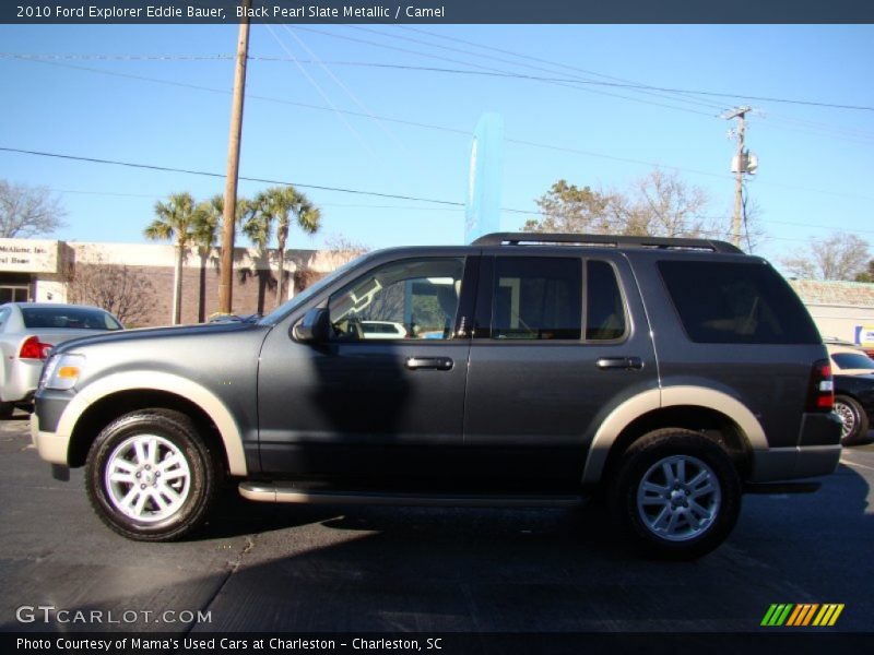 Black Pearl Slate Metallic / Camel 2010 Ford Explorer Eddie Bauer