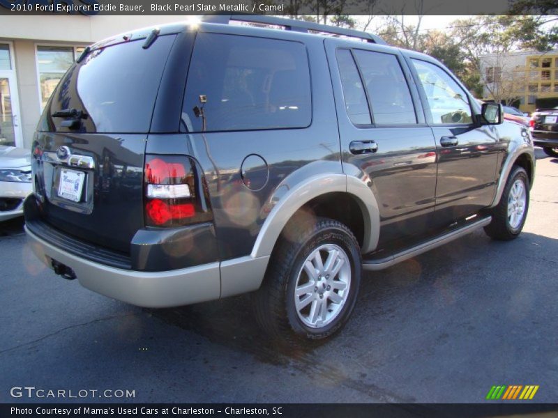 Black Pearl Slate Metallic / Camel 2010 Ford Explorer Eddie Bauer