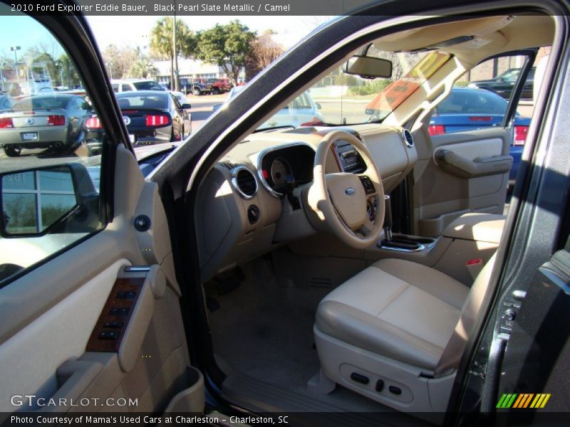 Black Pearl Slate Metallic / Camel 2010 Ford Explorer Eddie Bauer