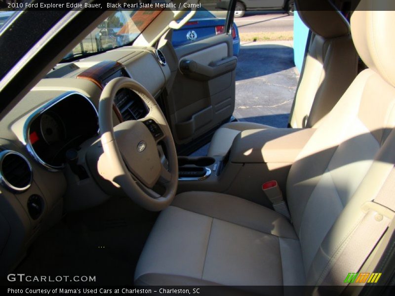 Black Pearl Slate Metallic / Camel 2010 Ford Explorer Eddie Bauer