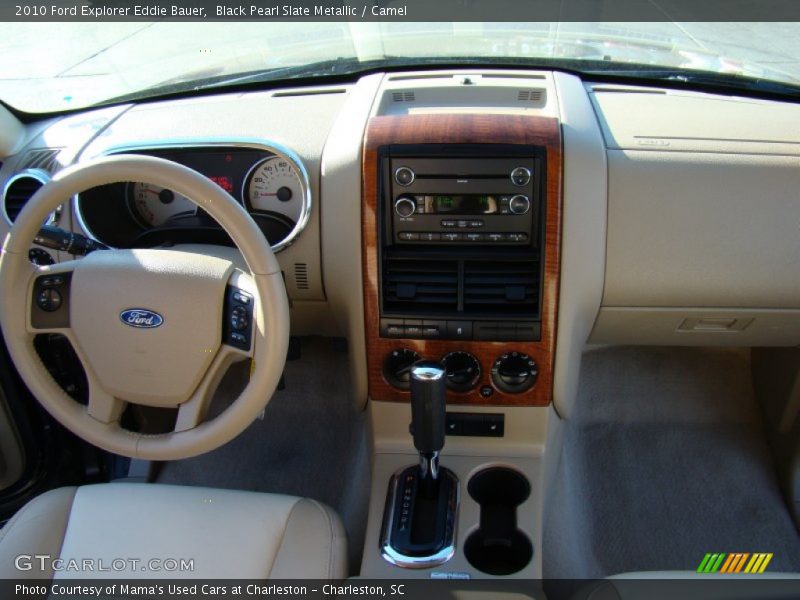 Black Pearl Slate Metallic / Camel 2010 Ford Explorer Eddie Bauer