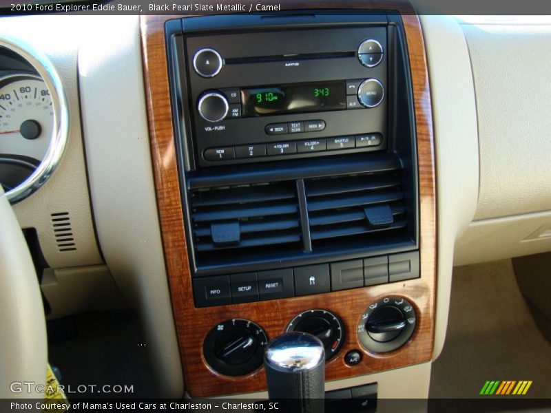 Black Pearl Slate Metallic / Camel 2010 Ford Explorer Eddie Bauer