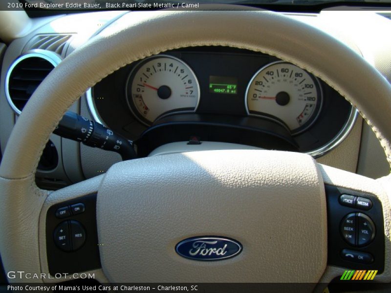 Black Pearl Slate Metallic / Camel 2010 Ford Explorer Eddie Bauer