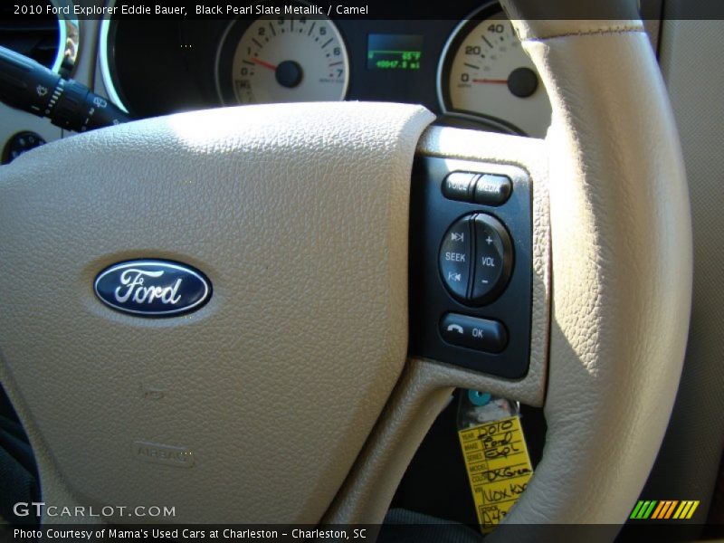 Black Pearl Slate Metallic / Camel 2010 Ford Explorer Eddie Bauer