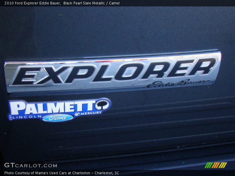 Black Pearl Slate Metallic / Camel 2010 Ford Explorer Eddie Bauer