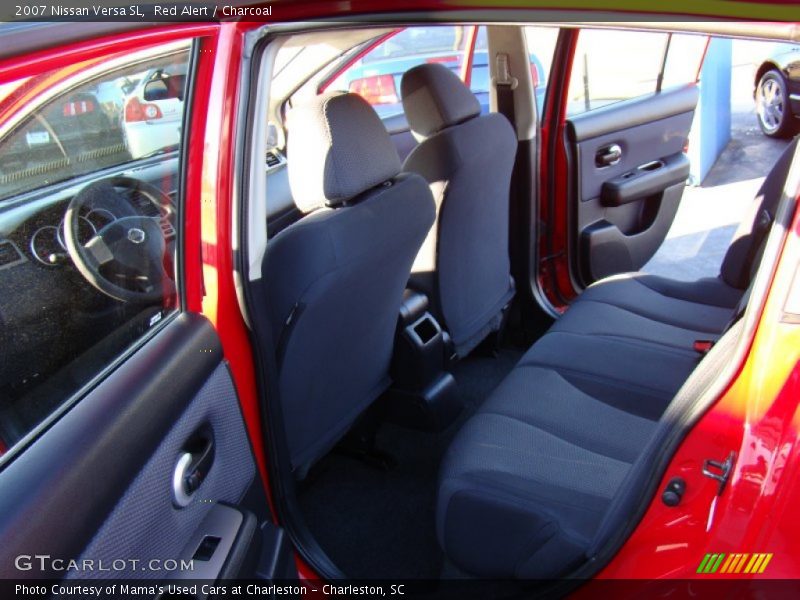 Red Alert / Charcoal 2007 Nissan Versa SL
