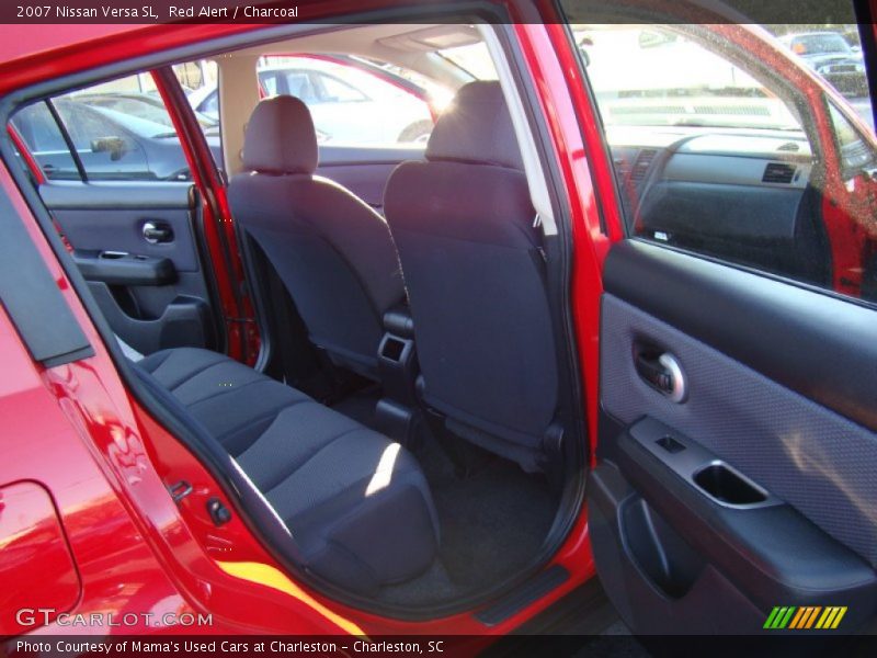 Red Alert / Charcoal 2007 Nissan Versa SL