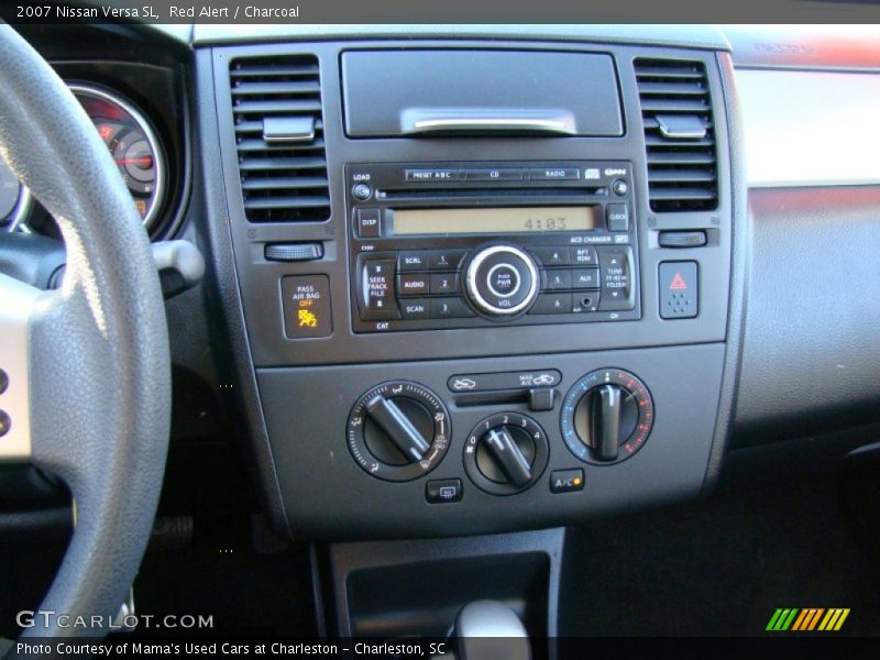 Controls of 2007 Versa SL