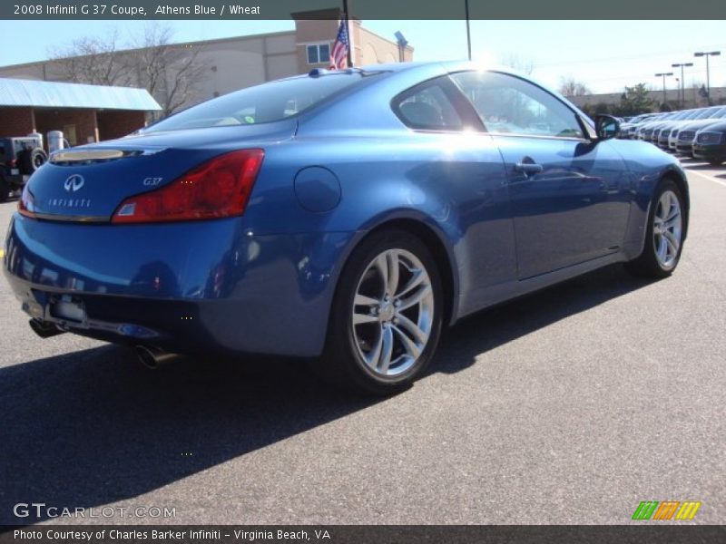 Athens Blue / Wheat 2008 Infiniti G 37 Coupe