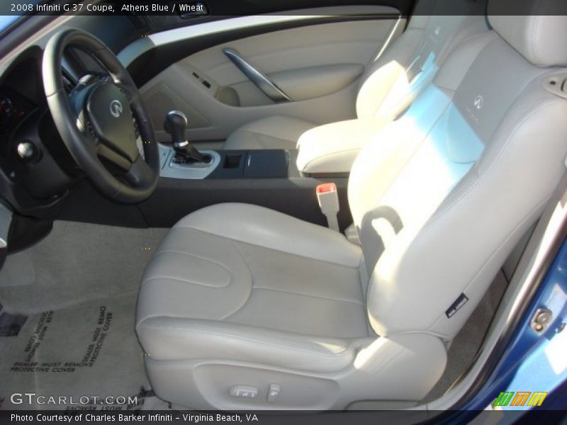 Athens Blue / Wheat 2008 Infiniti G 37 Coupe