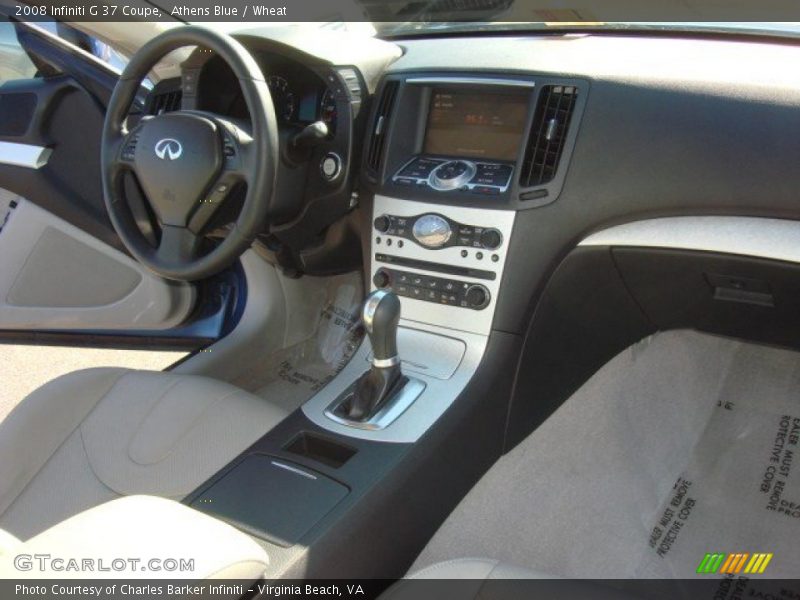 Athens Blue / Wheat 2008 Infiniti G 37 Coupe