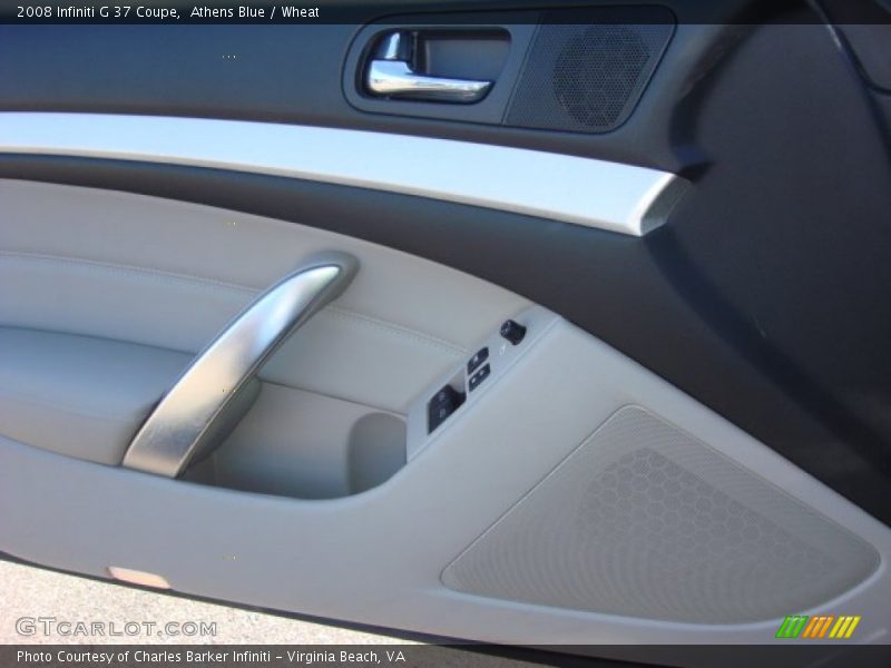 Athens Blue / Wheat 2008 Infiniti G 37 Coupe