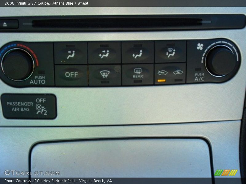 Athens Blue / Wheat 2008 Infiniti G 37 Coupe