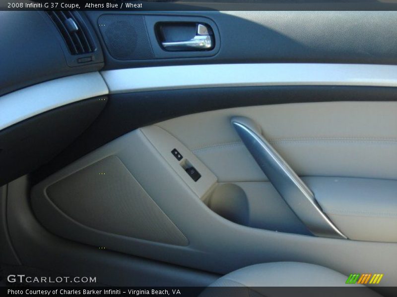 Athens Blue / Wheat 2008 Infiniti G 37 Coupe