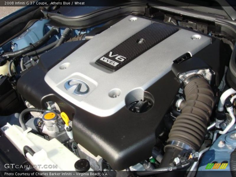 Athens Blue / Wheat 2008 Infiniti G 37 Coupe