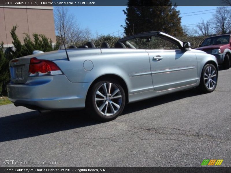 Electric Silver Metallic / Off Black 2010 Volvo C70 T5