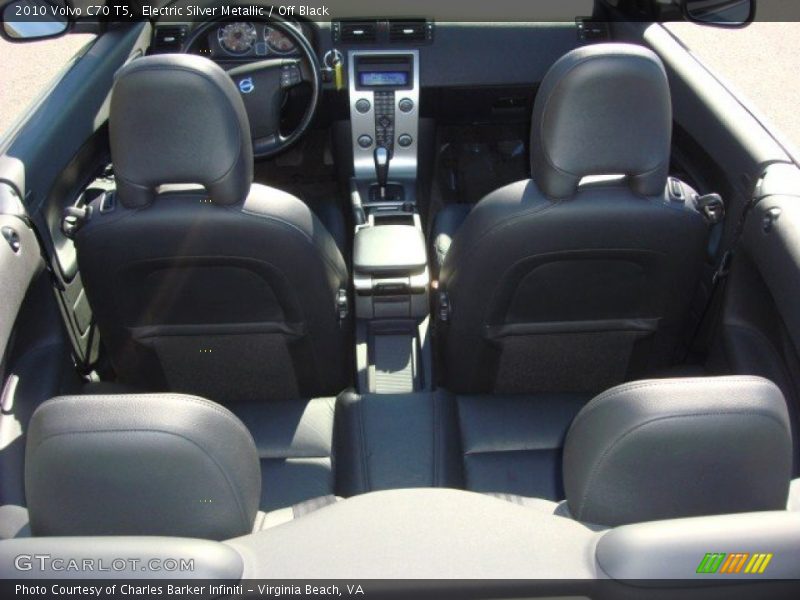Electric Silver Metallic / Off Black 2010 Volvo C70 T5