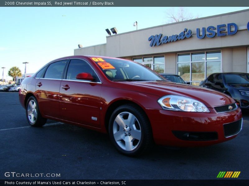 Red Jewel Tintcoat / Ebony Black 2008 Chevrolet Impala SS