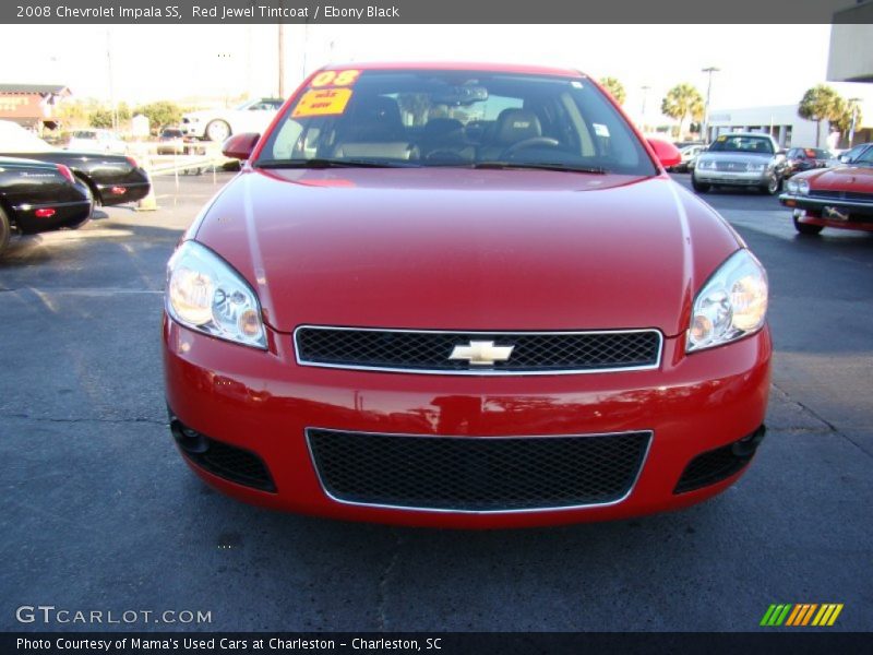 Red Jewel Tintcoat / Ebony Black 2008 Chevrolet Impala SS
