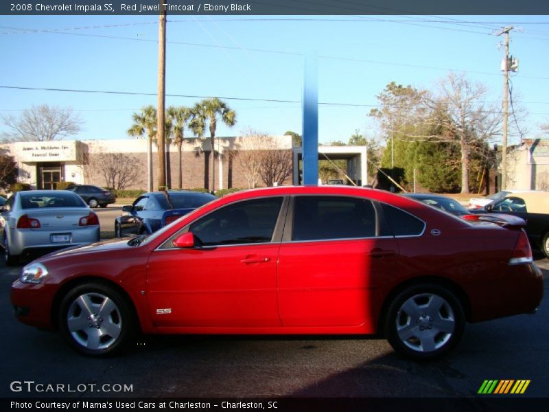 Red Jewel Tintcoat / Ebony Black 2008 Chevrolet Impala SS