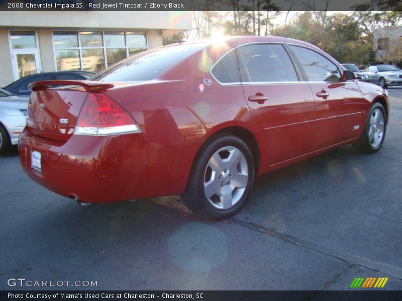 Red Jewel Tintcoat / Ebony Black 2008 Chevrolet Impala SS