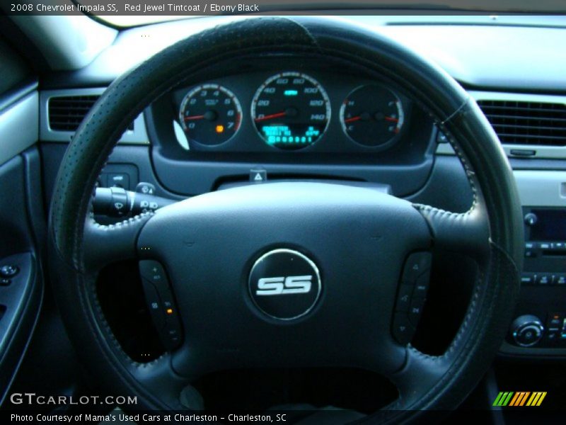 Red Jewel Tintcoat / Ebony Black 2008 Chevrolet Impala SS