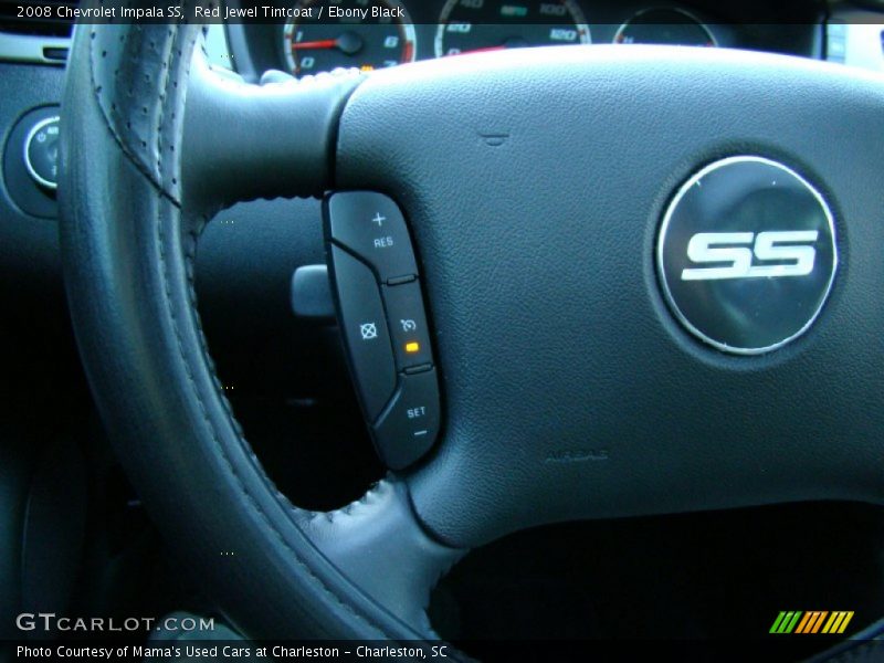 Red Jewel Tintcoat / Ebony Black 2008 Chevrolet Impala SS