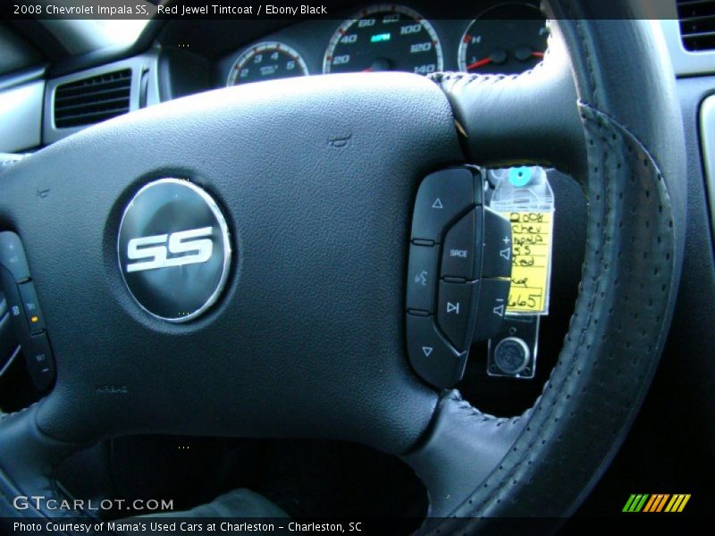 Red Jewel Tintcoat / Ebony Black 2008 Chevrolet Impala SS