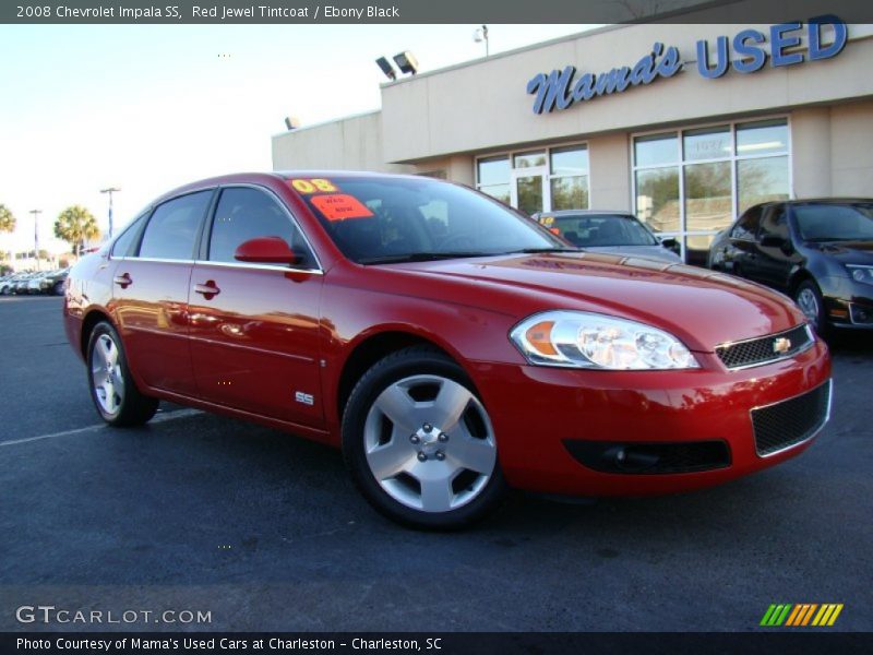 Red Jewel Tintcoat / Ebony Black 2008 Chevrolet Impala SS